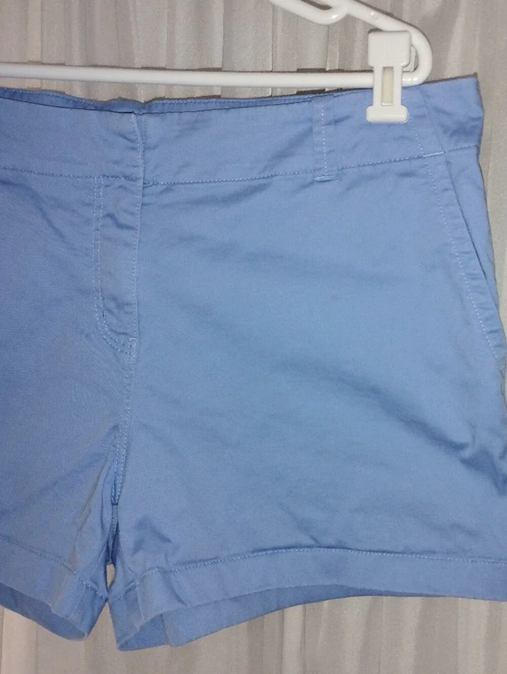 Vineyard Vines Women's Blue Chino Cotton Twill Stretch Shorts Size 14 beach prep